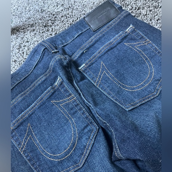 True Religion Halle Mid-Rise Super Skinny Denim Jeans Blue Women’s Size 30 - Picture 5 of 5